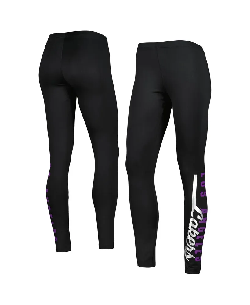 Women's G-iii 4Her by Carl Banks Black Los Angeles Lakers Jump Shot Leggings
