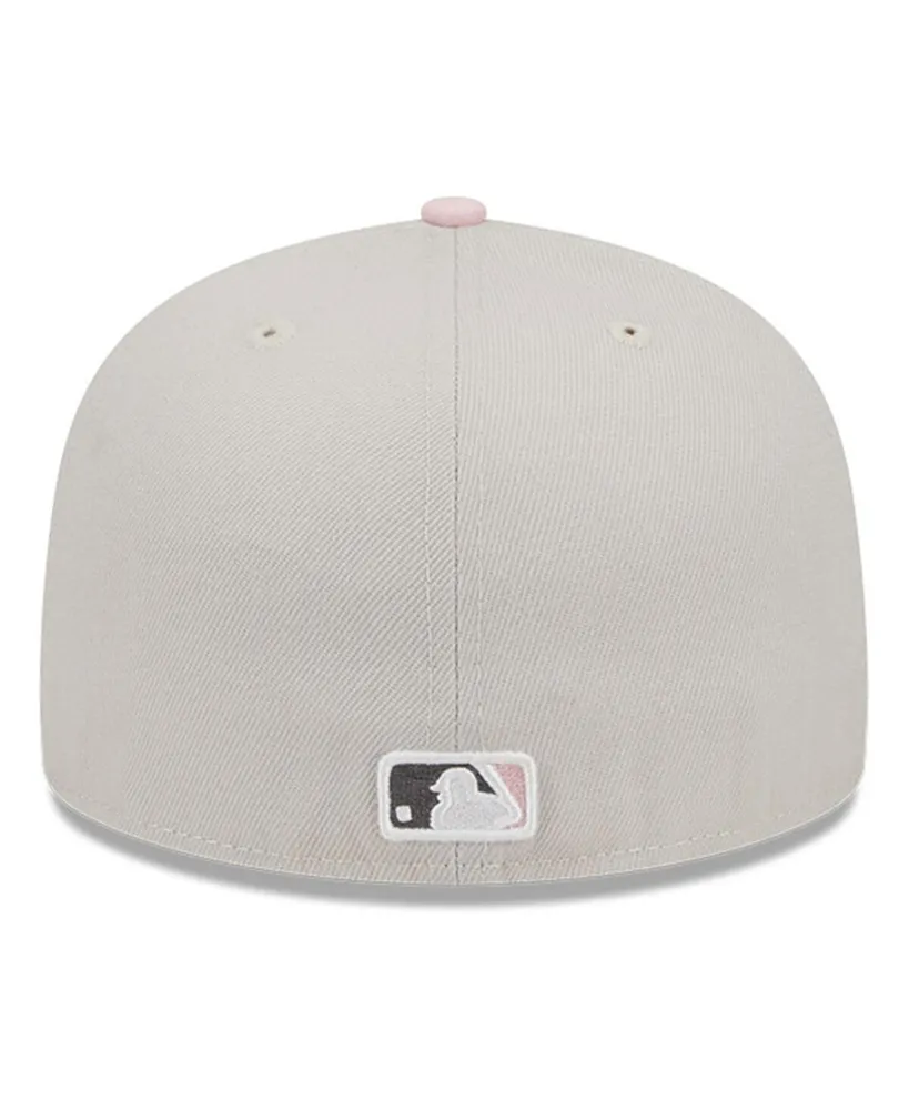 Men's New Era Khaki Cleveland Guardians 2023 Mother's Day On-Field 59FIFTY Fitted Hat