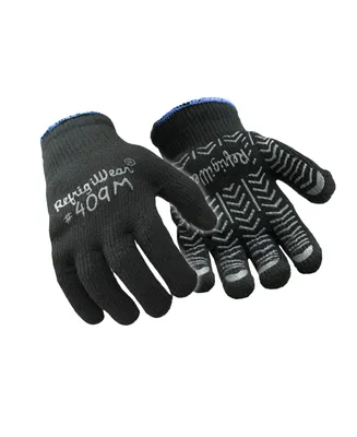 RefrigiWear Men's Palm Coated Herringbone Grip Knit Work Gloves (Pack of 12 Pairs)