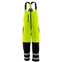 RefrigiWear Big & Tall High Visibility Reflective Insulated Softshell Bib Overall