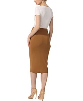 kimi + kai Women's Knit Pencil Skirt