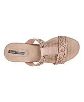 Gc Shoes Women's Alena T-Strap Wedge Sandals