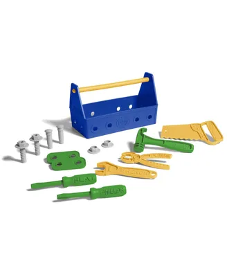 Green Toys Eco-Friendly Pretend Play Tool Set And Toolbox with Handle