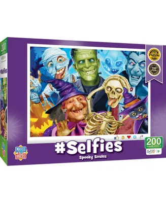 MasterPieces Puzzles Selfies - Spooky Smiles 200 Piece Kids Jigsaw Puzzle