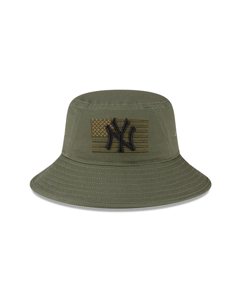 Men's New Era Green New York Yankees 2023 Armed Forces Day Bucket Hat