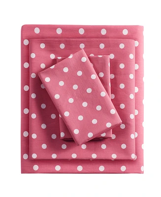 Mi Zone Polka Dot Cotton -Pc. Sheet Set