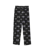 Big Boys and Girls Black Colorado Rockies Team Color Logo Pants