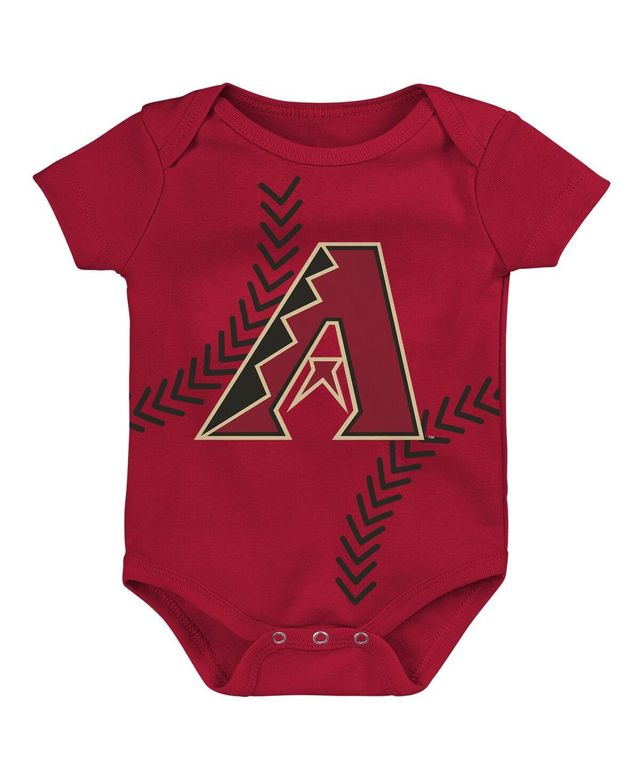 Newborn and Infant Boys Girls Red Arizona Diamondbacks Running Home Bodysuit