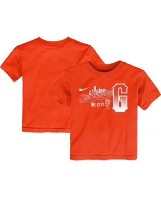 Toddler Boys and Girls Nike Orange San Francisco Giants City Connect Graphic T-shirt