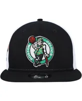 Men's New Era Black Boston Celtics Pop Panels 9FIFTY Snapback Hat