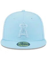 Men's New Era Light Blue Los Angeles Angels 2023 Spring Color Basic 59FIFTY Fitted Hat