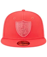 Men's New Era Red Las Vegas Raiders Color Pack Brights 59FIFTY Fitted Hat