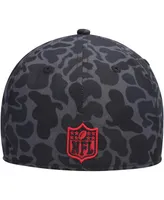 Men's New Era Black Arizona Cardinals Amoeba Camo 59FIFTY Fitted Hat