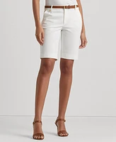 Lauren Ralph Twill Stretch Bermuda Shorts, Regular & Petite