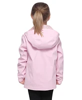 Rokka&Rolla Girls Waterproof Rain Coat Rubberized Jacket