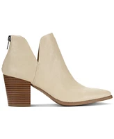 Sun + Stone Women's Elizaa Notched Pointed Toe Dress Booties, Created for Macy's