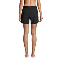 Lands' End Women's Curvy Fit 5" Quick Dry Board Shorts Swim with Panty