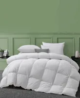 Unikome Cotton Fabric All Season Goose Feather Down Comforter