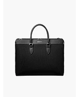 Maverick & Co. Men's Alpha Leather Trimmed Briefcase