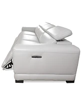 Closeout! Krofton -Pc. Beyond Leather Fabric Sofa with Power Motion Recliners