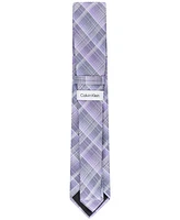 Calvin Klein Men's Ombre Plaid Tie