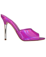 Guess Women's Molle Slip-on Heeled Mule Fashion Dress Sandals
