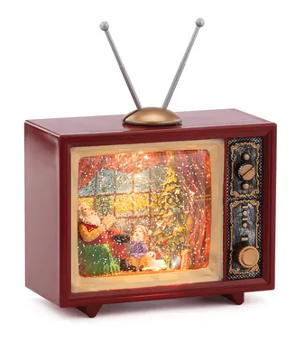 Napco Led Santa Scene Tv Globe