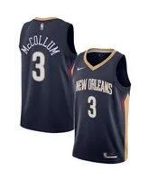 Men's and Women's Nike C.j. McCollum Navy New Orleans Pelicans 2021/22 Swingman Jersey - Icon Edition