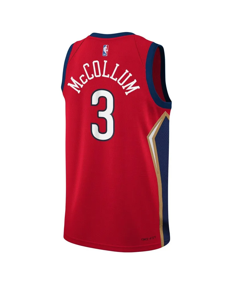 Big Boys and Girls Jordan C.j. McCollum Red New Orleans Pelicans 2022/23 Swingman Jersey - Statement Edition