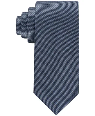 Calvin Klein Men's Stitch Solid Textured Tie