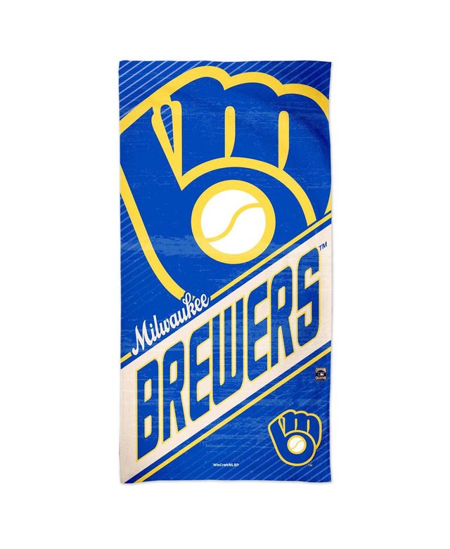 Wincraft Milwaukee Brewers 30'' x 60'' Cooperstown Collection Spectra Beach Towel