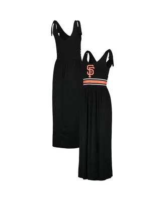 Women's G-iii 4Her by Carl Banks Black San Francisco Giants Game Over Maxi Dress