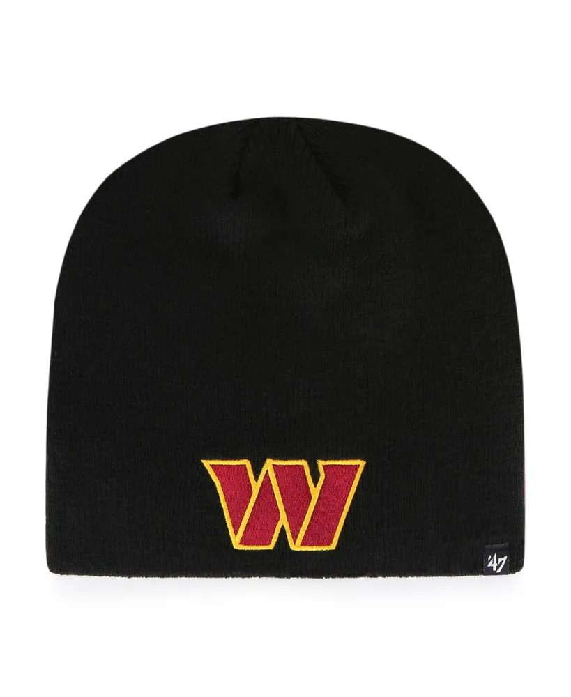 Men's '47 Brand Black Washington Commanders Secondary Beanie