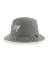 Men's '47 Brand Gray Tampa Bay Buccaneers Trailhead Bucket Hat
