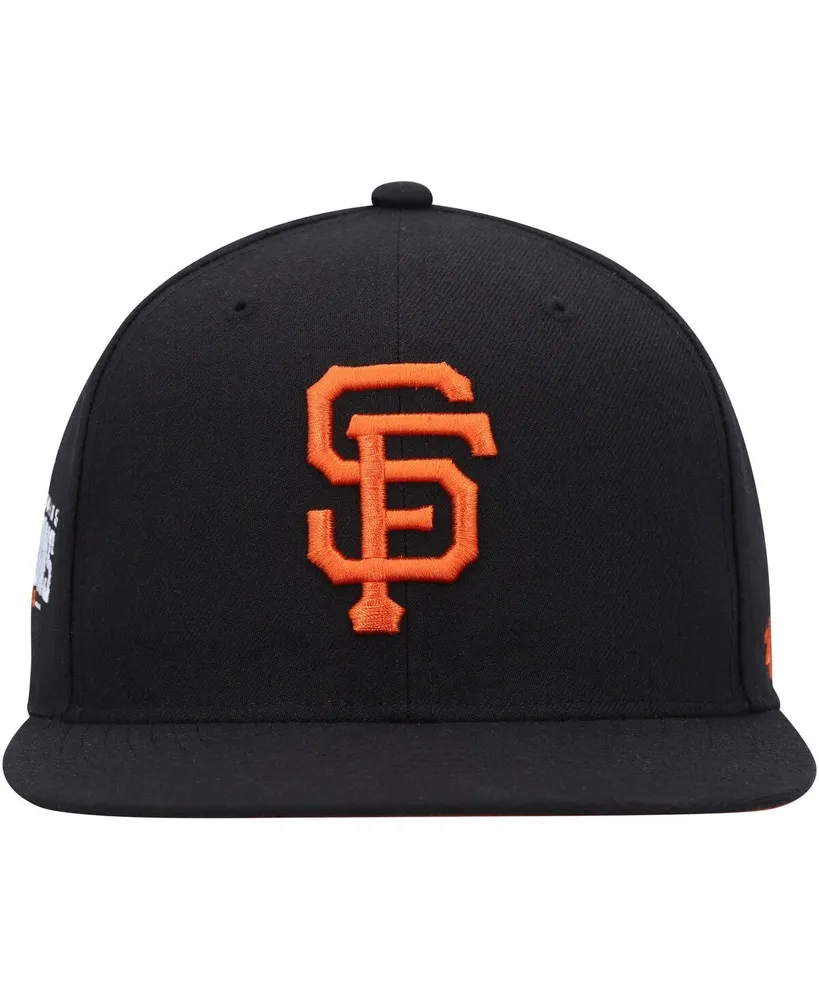 Men's '47 Brand Black San Francisco Giants 2014 World Series Sure Shot Captain Snapback Hat
