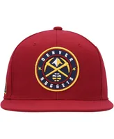 Men's Mitchell & Ness Red Denver Nuggets Side Core 2.0 Snapback Hat