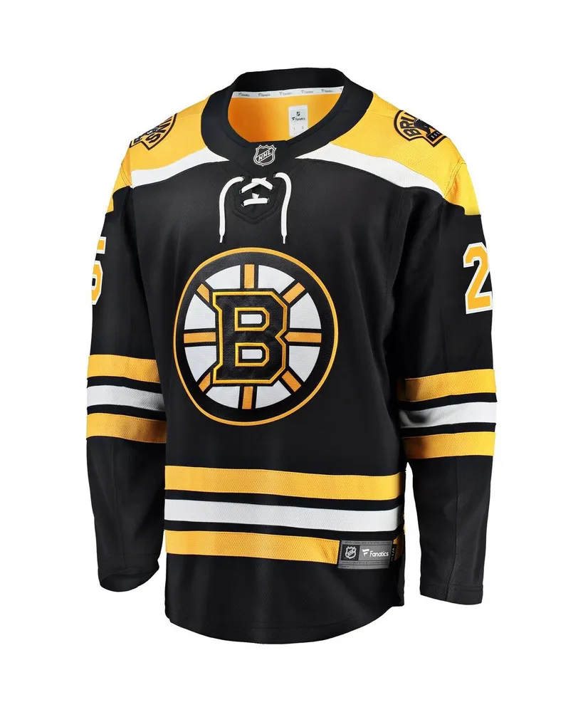 Men's Fanatics Brandon Carlo Black Boston Bruins Home Breakaway Player Jersey