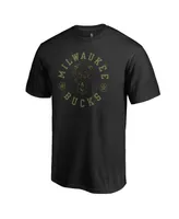 Men's Fanatics Black Milwaukee Bucks Liberty T-shirt