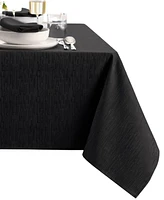 Continental Solid Texture Water and Stain Resistant Tablecloth