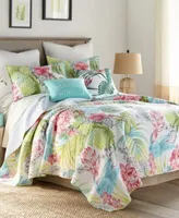 Levtex Kalani Tropical Motif Reversible Quilt Sets