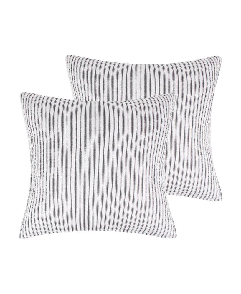 Levtex Tobago Stripe 2-Pc. Sham Set, European