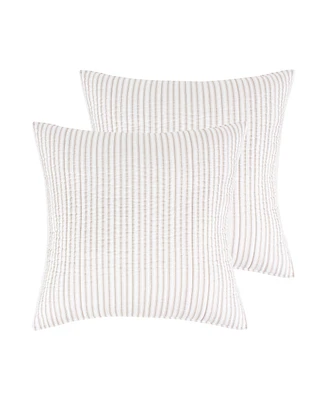 Levtex Tobago Stripe 2-Pc. Sham Set, European