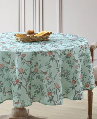 Laura Ashley Easy Care Pattern Tablecloth, 70" Round