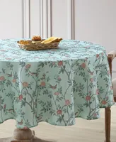 Laura Ashley Easy Care Pattern Tablecloth, 70" Round