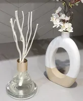 Clear Cone Shaped Reed Diffuser with Tray