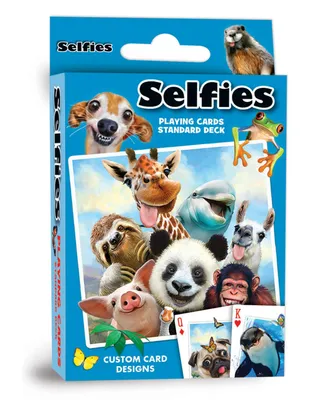 Masterpieces Selfies Playing Cards - 54 Card Deck for Adults