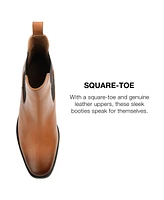 Journee Signature Women's Rowann Block Heel Chelsea Booties