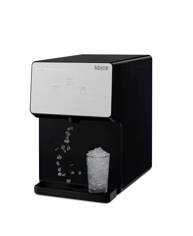 Newair 26 lbs. Nugget Countertop Ice Maker with Soft Chewable Pebble Ice,  Self-Cleaning, Easy-Pour Waterspout, Perfect for Home, Kitchen, Office