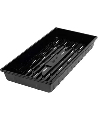 Sunpack Products Food Grade and Bpa Free, 10 Inches x 20 Inches Tray, with Drain Holes, Black