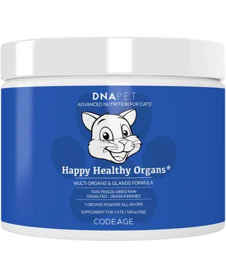 Dna Pet Codeage Happy Healthy Organs & Glands Supplement For Cats -1.48oz